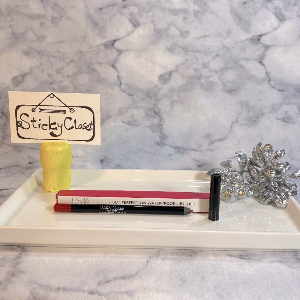 Laura Geller Beauty-Waterproof Lip Liner Ruby Vitamin E Care-Full 1.2g-BOXED-NEW